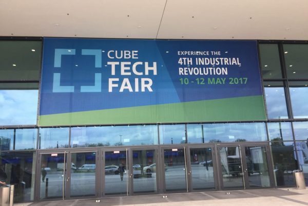 Cube tech fair entrance