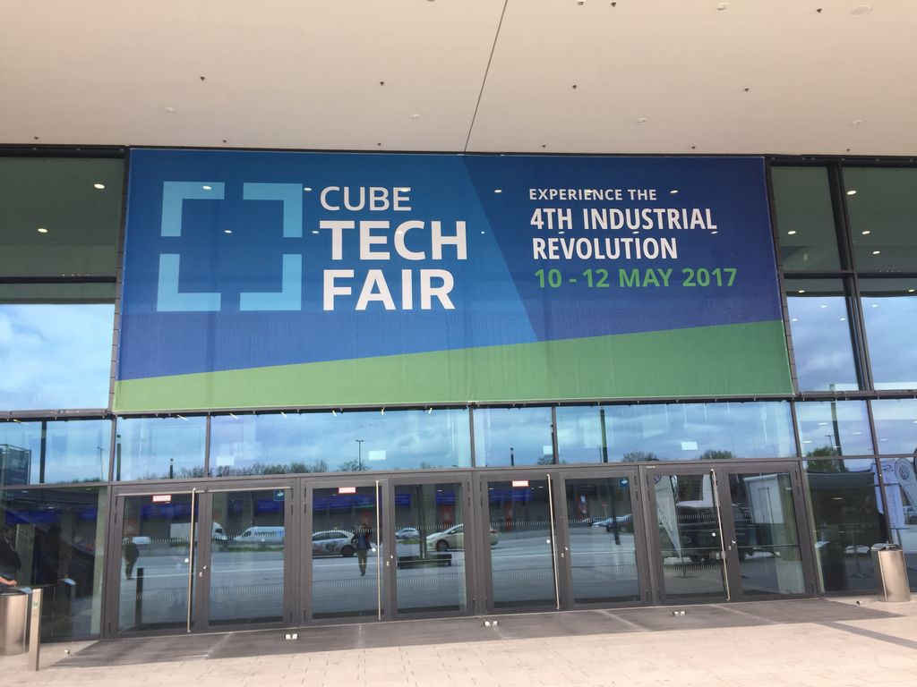 Cube tech fair entrance